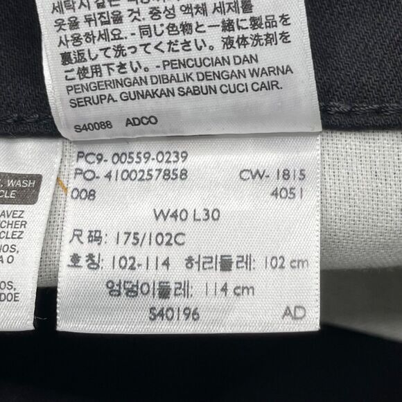 Levi's Jeans Mens 40/30 Black 559 Relaxed Straight Cotton Stretch Five Pocket - Picture 12 of 15